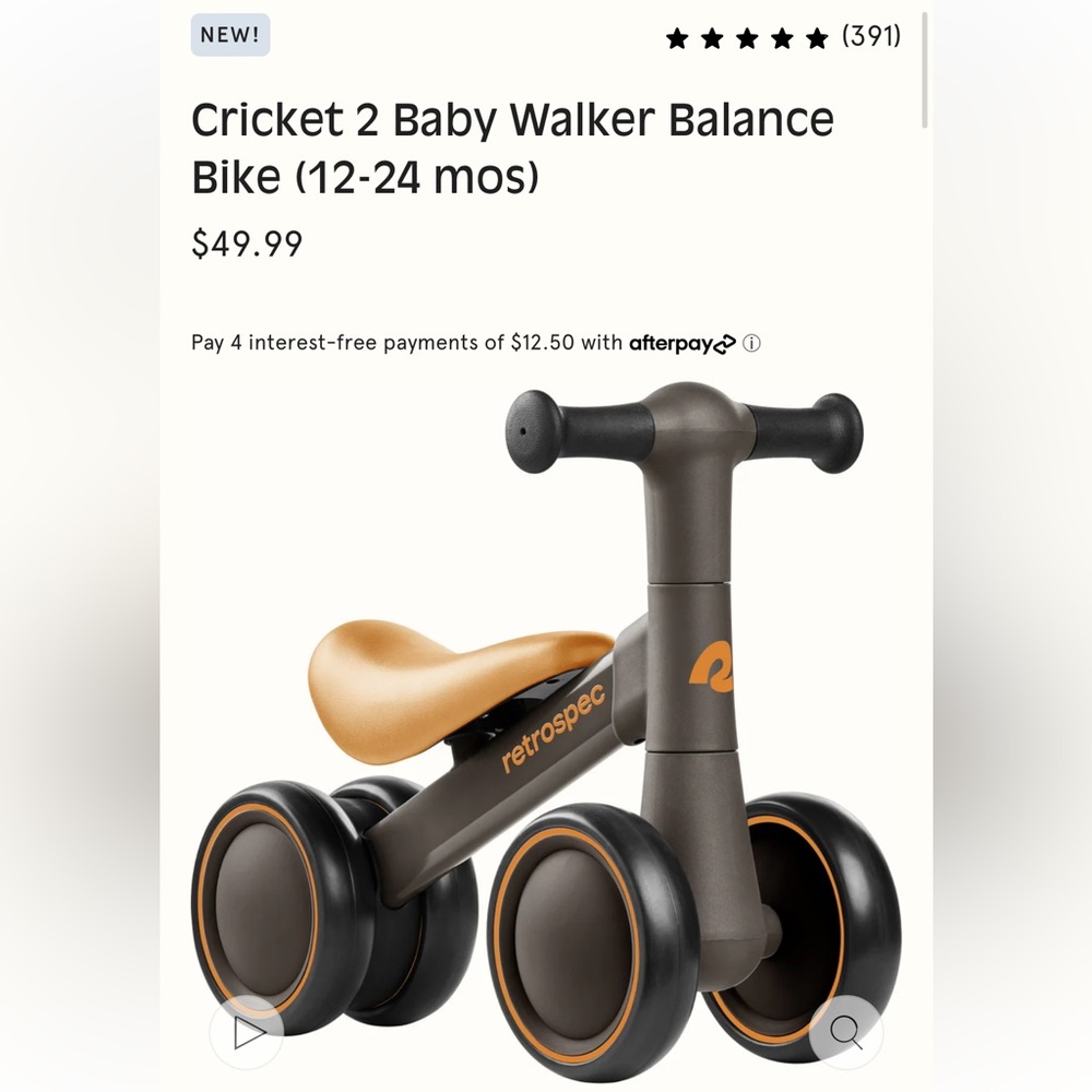 Cricket Balance Bike